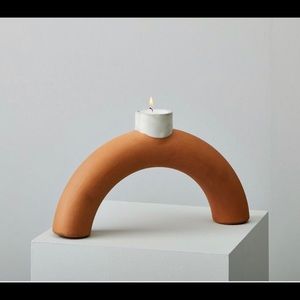 ISO— west elm arch candle holder